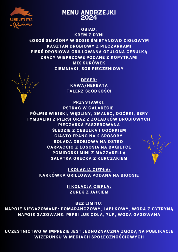 Menu na Andrzejki