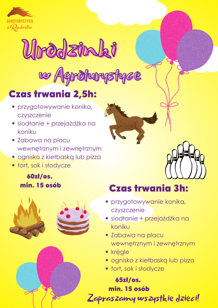 Urodzinki w Agroturystyce u Rychertów